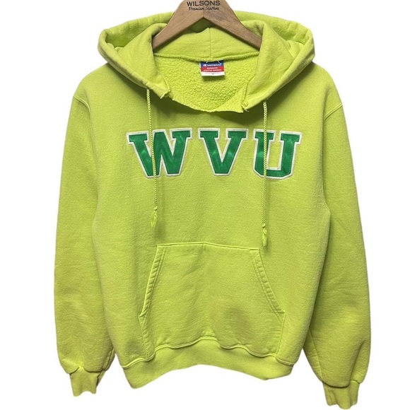 Champion Tops West Virginia University Wvu Jersey Style Patch